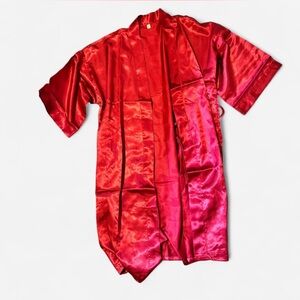 Red Satin Robe